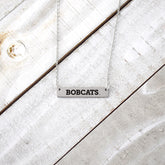 I Love Montana State Bar Necklace Bobcats